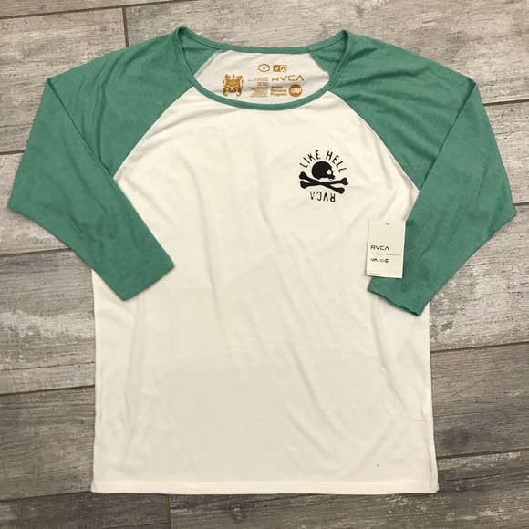 RVCA Tops - RVCA - BASEBALL TEE